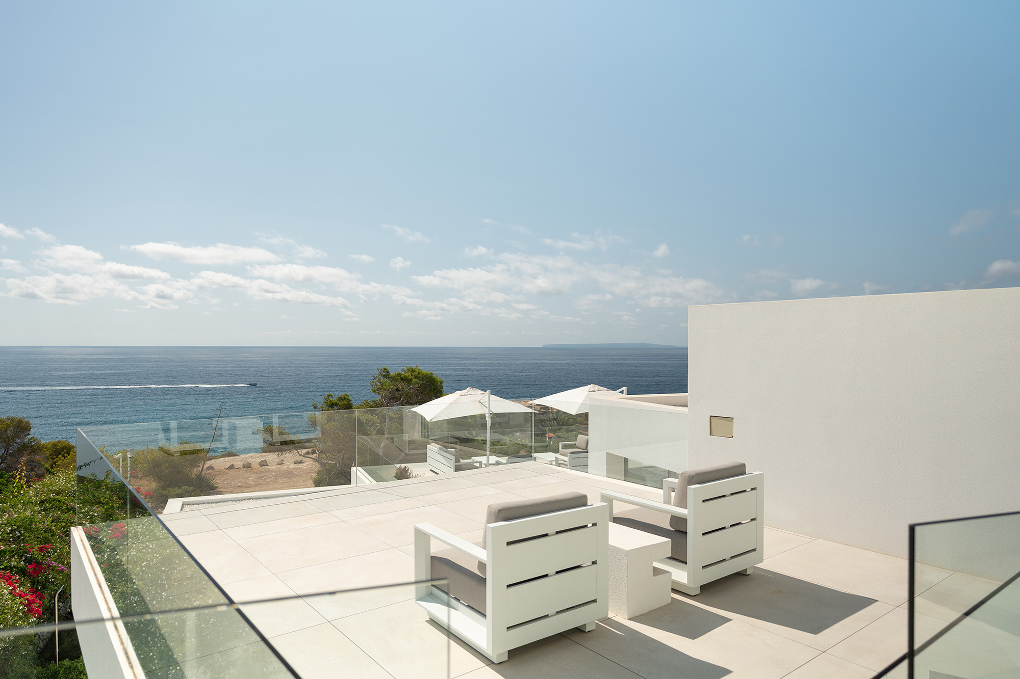 Views from rental villa in ibiza Sa Careneta